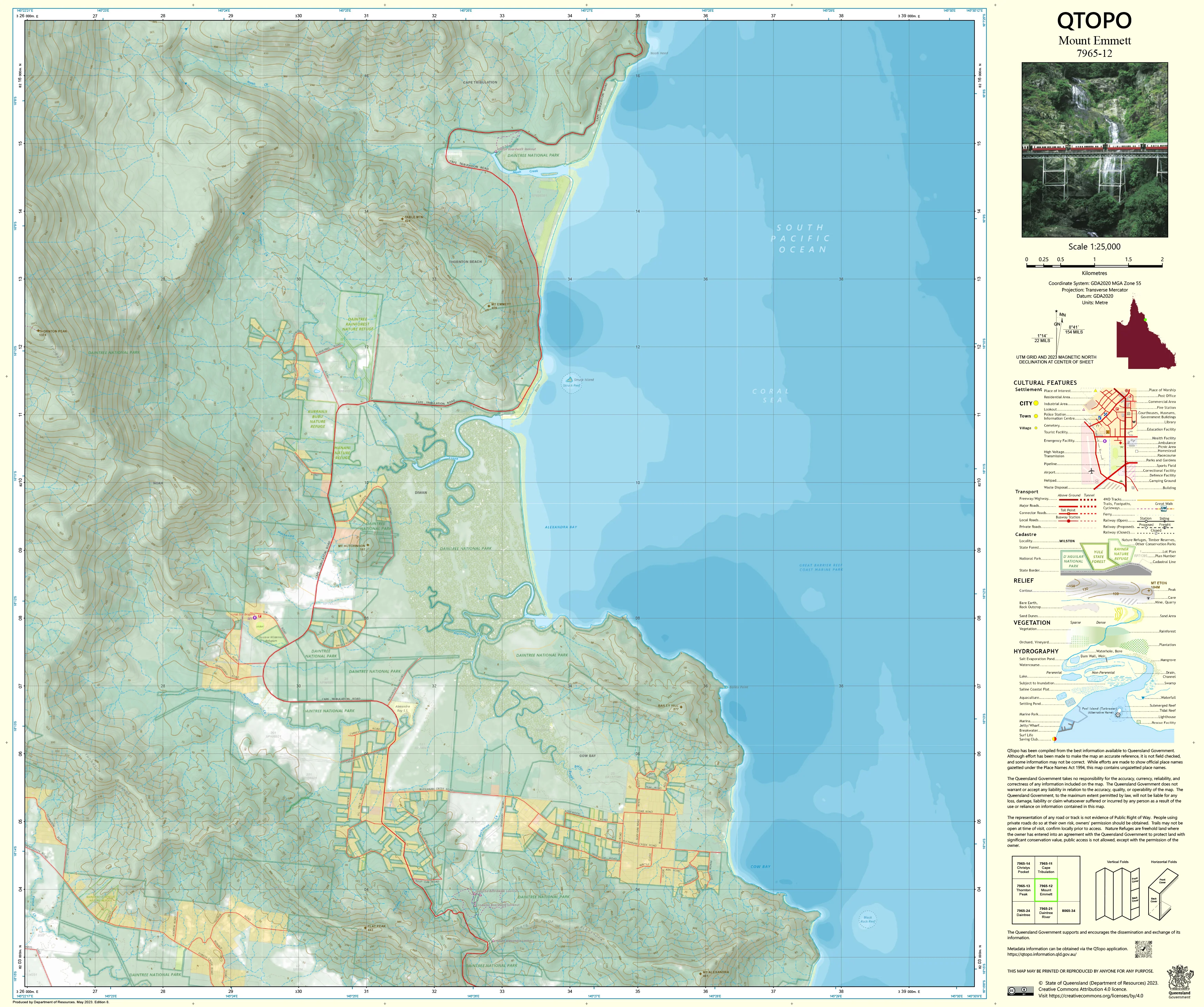 Queensland 25k Topographic Maps