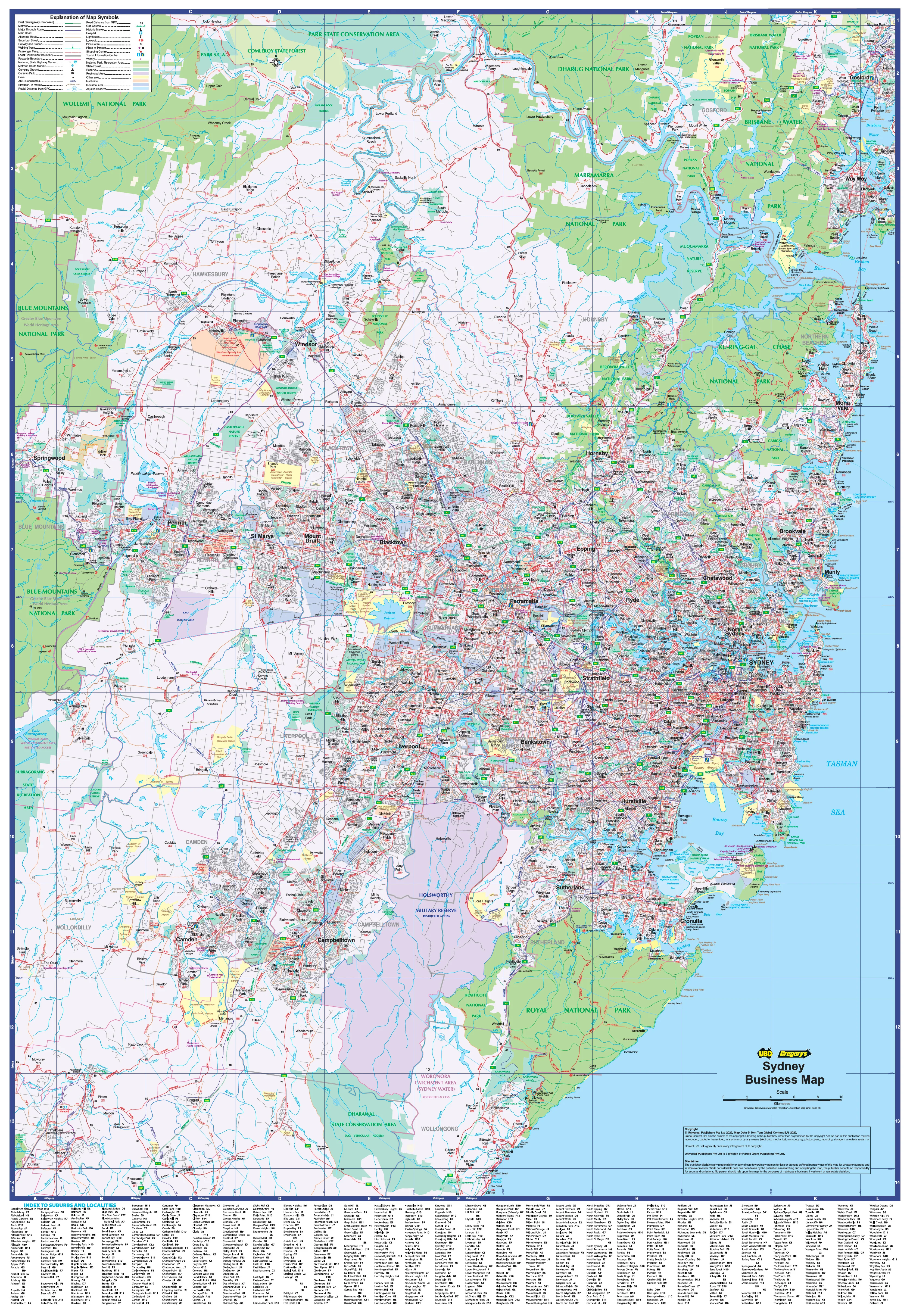 New South Wales Wall Maps